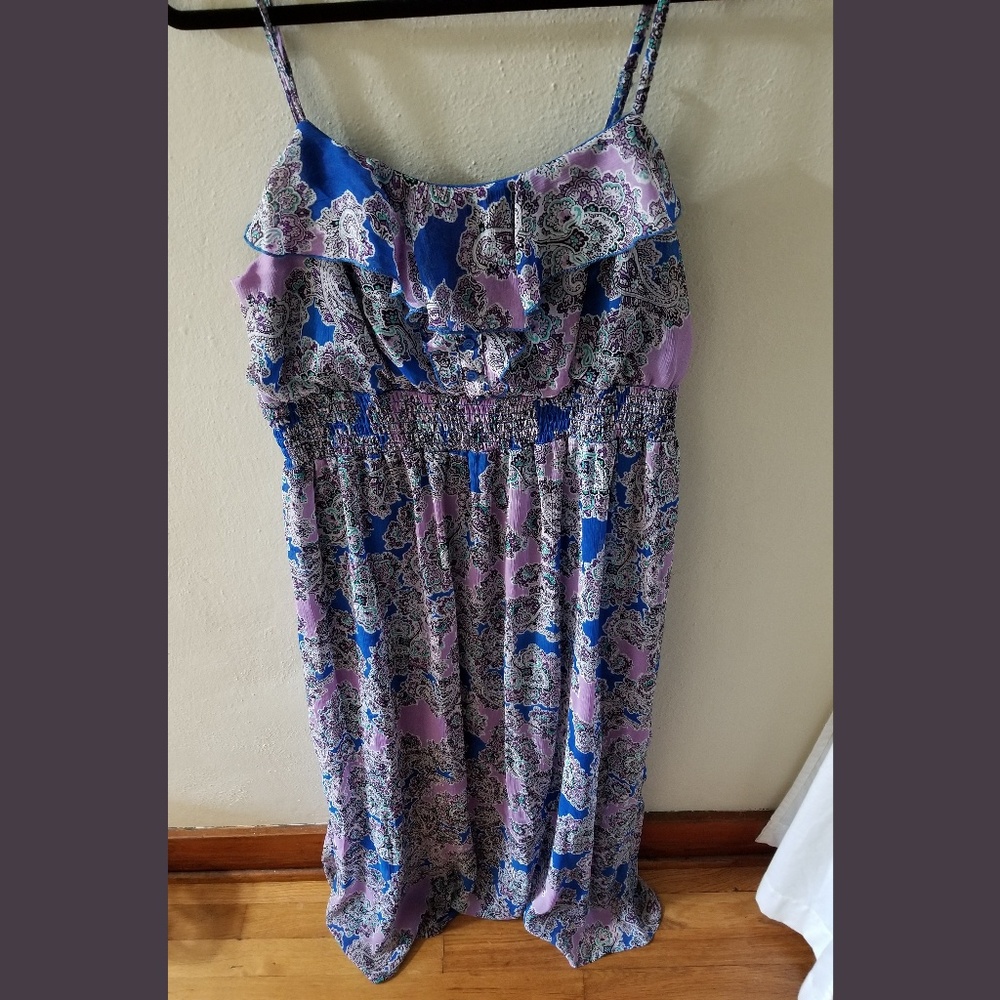Paisley print maxi dress